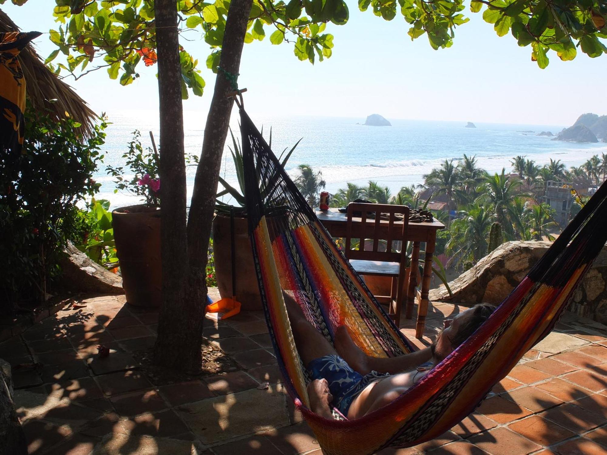 La Loma Linda, Bungalows, Yoga And Feldenkrais, Starlink Internet Zipolite Exteriör bild