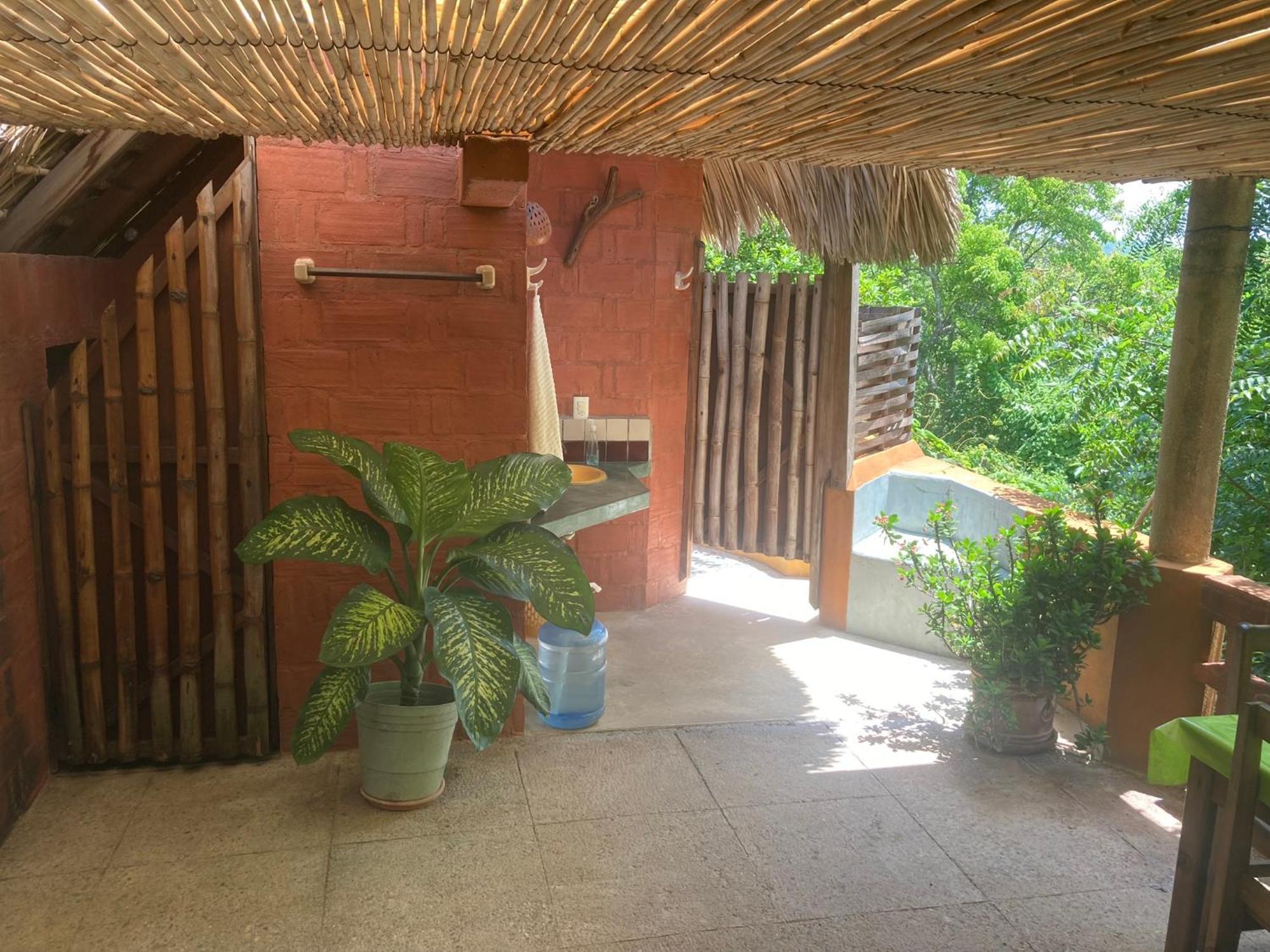 La Loma Linda, Bungalows, Yoga And Feldenkrais, Starlink Internet Zipolite Exteriör bild