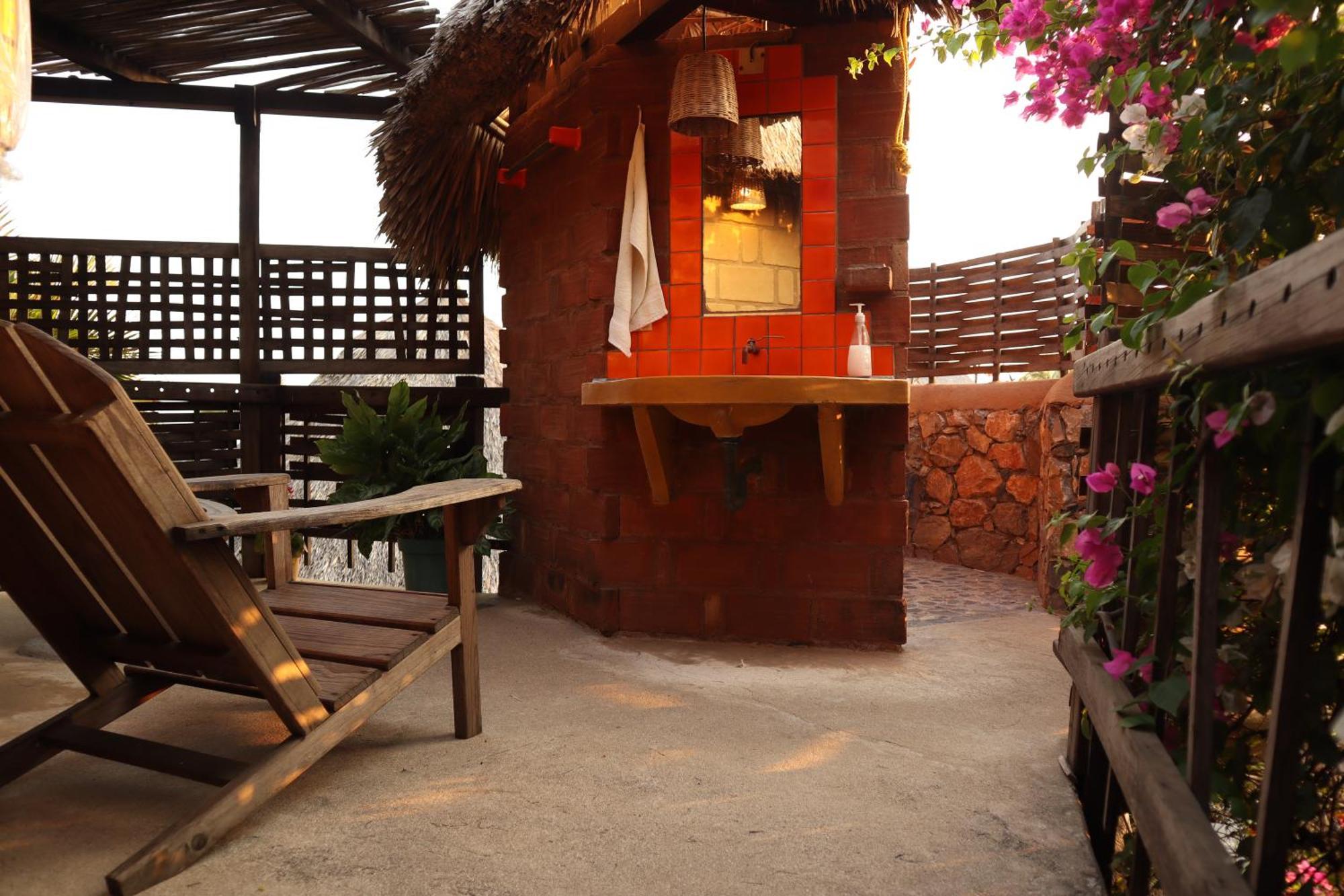 La Loma Linda, Bungalows, Yoga And Feldenkrais, Starlink Internet Zipolite Exteriör bild